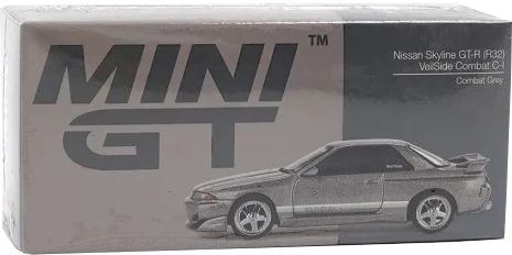 Mini GT #971 - Nissan GT-R (R32) Veilside Combat C-I Combat, grau | 1:64