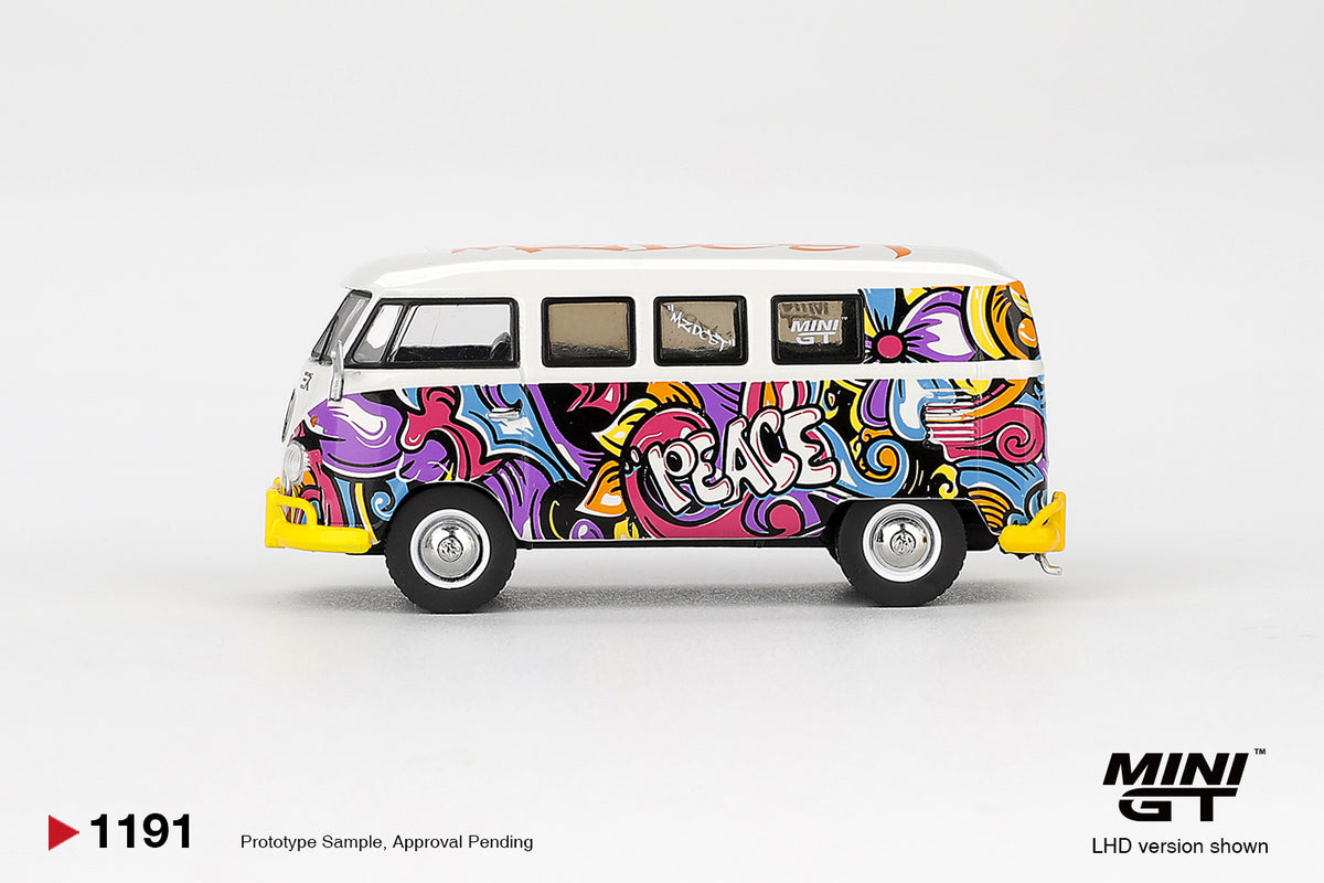Mini GT #1191 - Volkswagen T1 Microbusm, Mizu Design | 1:64
