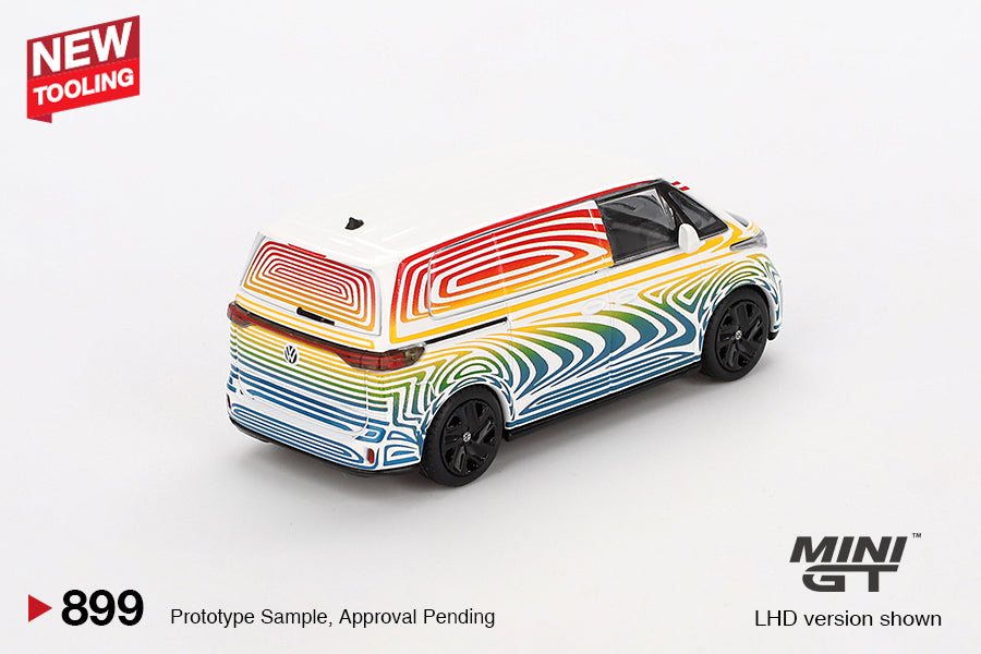 Mini GT #899 - Volkswagen ID Buzz Prototype, Rainbow | 1:64