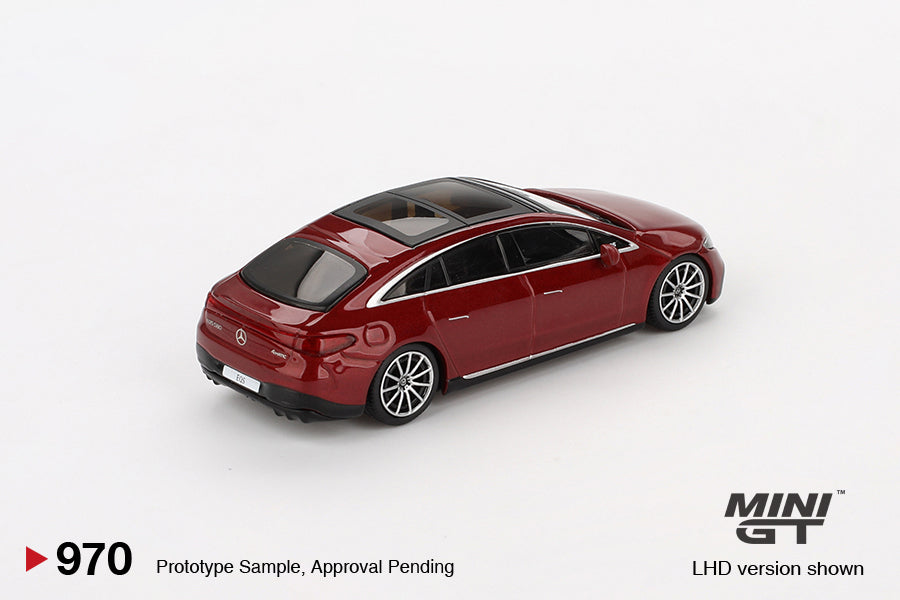 Mini GT #970 - Mercedes-Benz EQS 580 4Matic, rot | 1:64