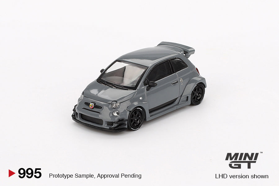 Mini GT #995 - Fiat Abarth 595 LB-Works X, Abas Works grau | 1:64