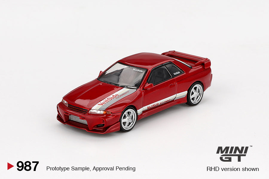 Mini GT #987 - Blister Nissan Skyline GT-R (R32) Veilside Combat C-I, rot | 1:64