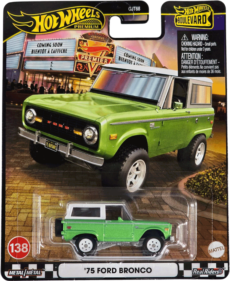 Hot Wheels Boulevard #138 '75 Ford Bronco | 1:64