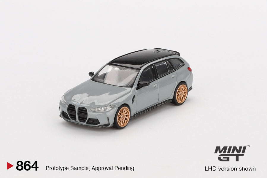 Mini GT #864 - BMW M3 Touring (G81) Competition, grau | 1:64