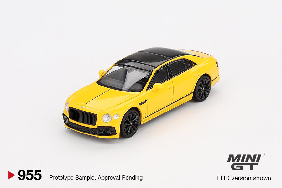 Mini GT #955 - Bentley Flying Spur Monaco, gelb | 1:64