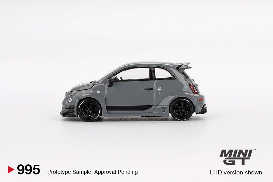 Mini GT #995 - Fiat Abarth 595 LB-Works X, Abas Works grau | 1:64