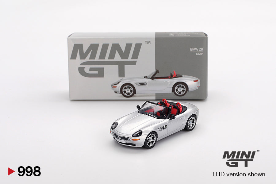 Mini GT #998 - BMW Z8, titan-silber | 1:64