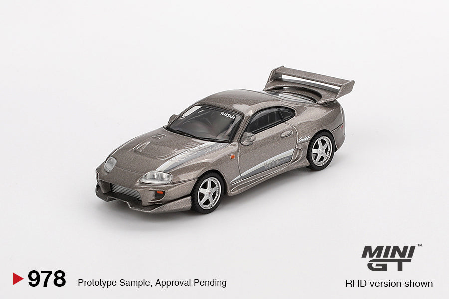 Mini GT #978 - Toyota Supra Veilside Combat V-II, grau | 1:64