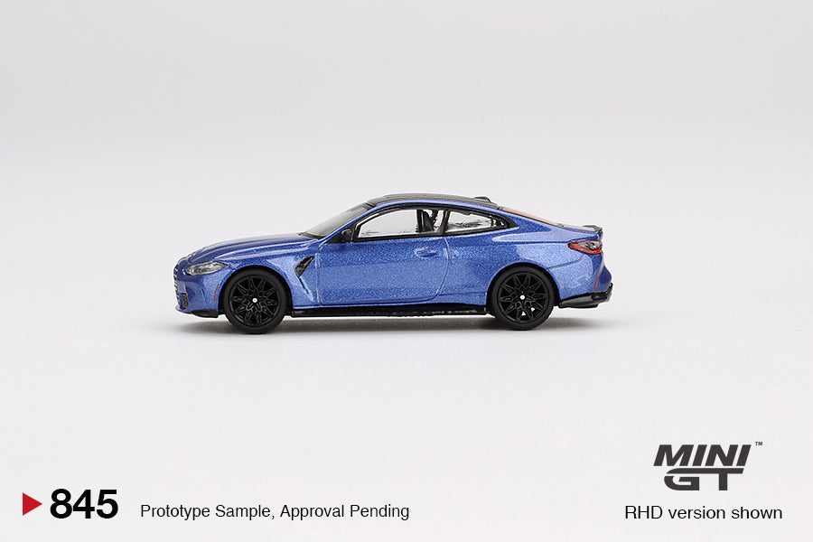 Mini GT #845 - BMW M4 (G82) Competition, blau | 1:64
