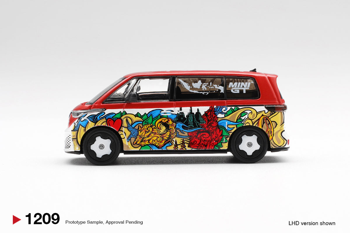 Mini GT #1209 - Volkswagen ID. Buzz, Mizu Design | 1:64