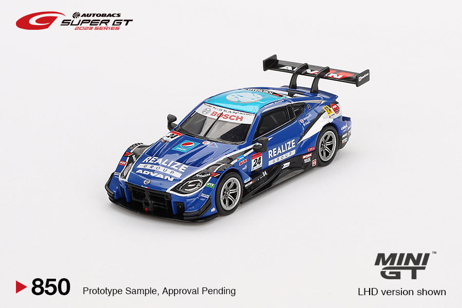Mini GT #850 - Nissan Z GT500 #24 Kondo Racing Advin Z Super GT Series, blau | 1:64