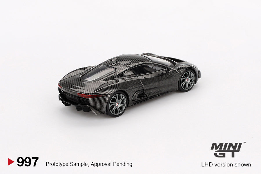 Mini GT #997 - Jaguar C-X75 Test Car, schwarz | 1:64