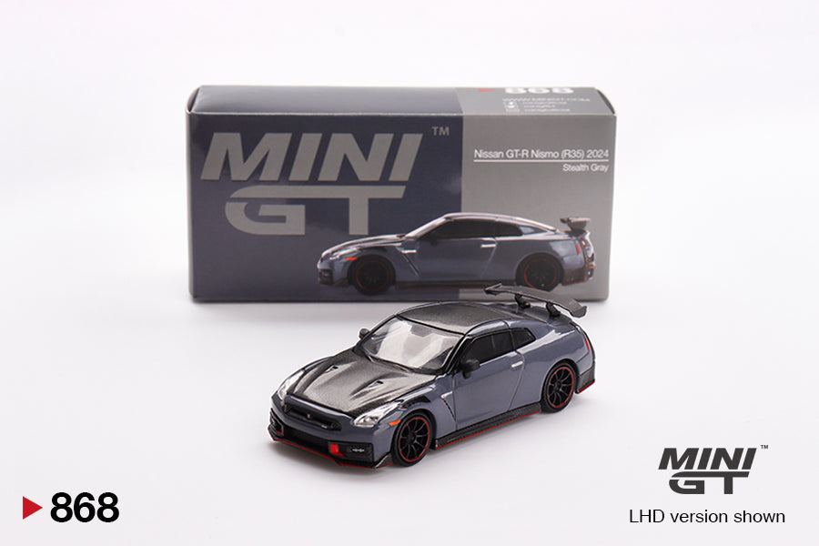 Mini GT #868 - Nissan GT-R (R35) Nismo, grau | 1:64
