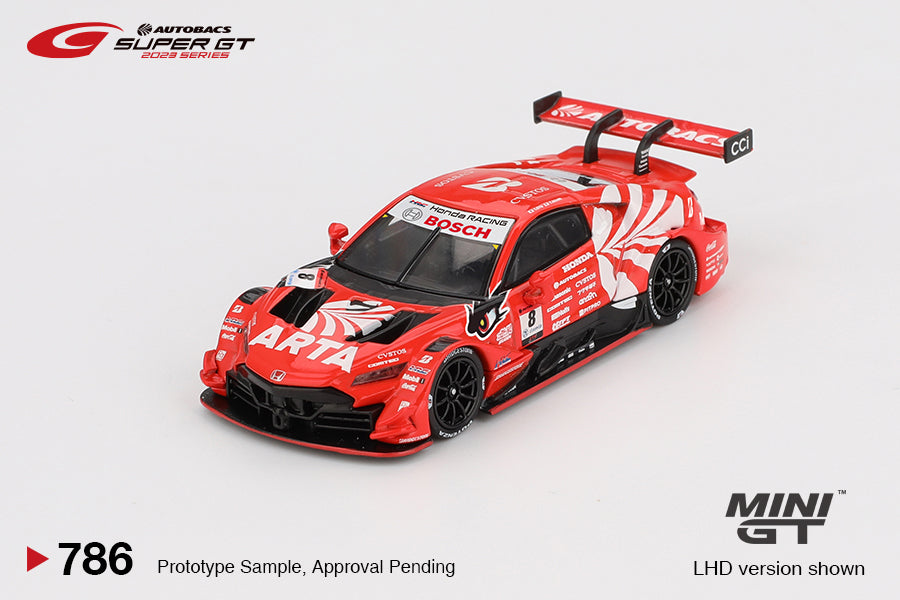 Mini GT #889 - Honda NSX-GT Type S GT500 #8 *ARTA MUGEN NSX-GT* ARTA SUPER GT Series, rot/weiß/schwarz | 1:64