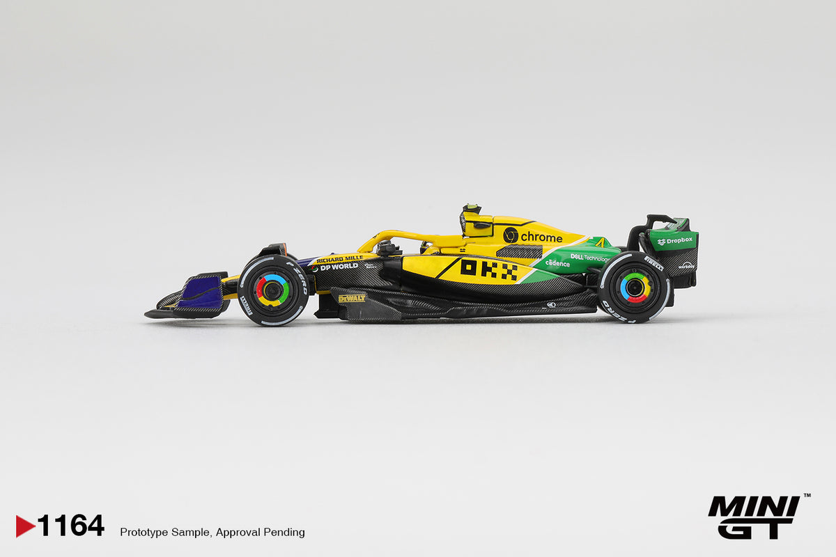 Mini GT #1164 - McLaren MCL38 #4 Lando Norris, 2024 F1 Monaco GP | 1:64