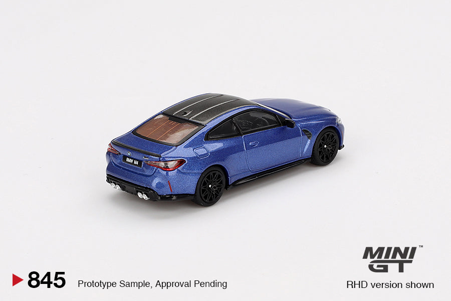 Mini GT #845 - BMW M4 (G82) Competition, blau | 1:64