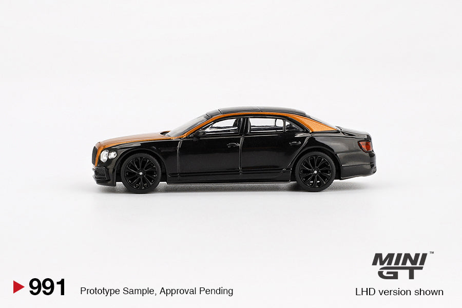 Mini GT #991 - Bentley Flying Spur, orange flame-onyx | 1:64
