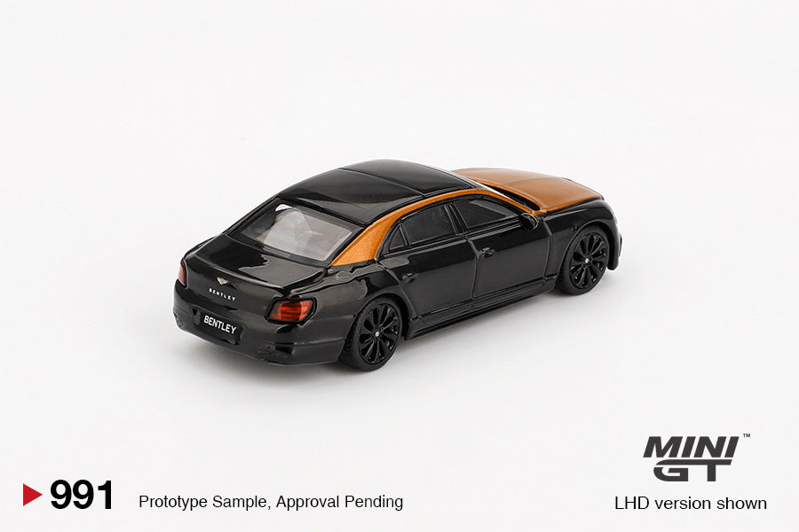 Mini GT #991 - Bentley Flying Spur, orange flame-onyx | 1:64