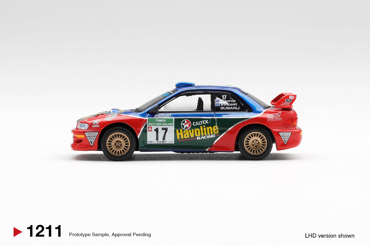 Mini GT #1211 - Subaru Impreza WRC98 #17 2000 Rally New Zealand | 1:64