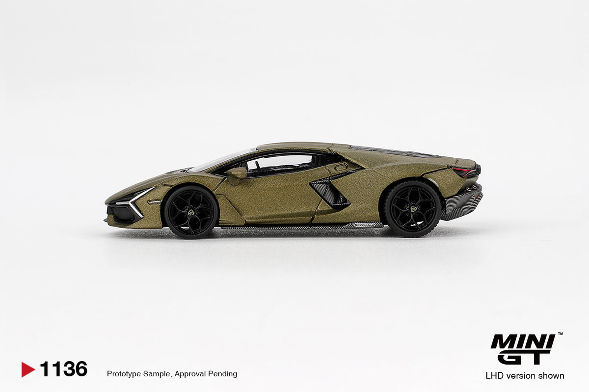Mini GT #1136 - Lamborghini Revuelto, Verde Gea Matte | 1:64