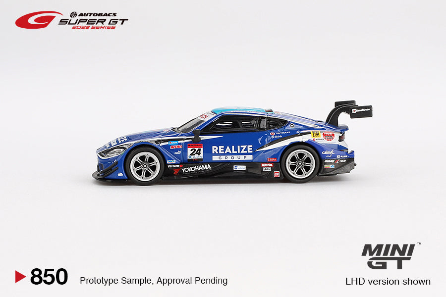 Mini GT #850 - Nissan Z GT500 #24 Kondo Racing Advin Z Super GT Series, blau | 1:64