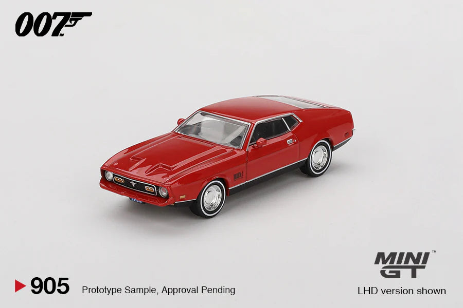 Mini GT #905-007E - Ford Mustang Mach 1 *Diamonds Are Forever* English Blister, rot | 1:64