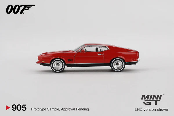 Mini GT #905-007E - Ford Mustang Mach 1 *Diamonds Are Forever* English Blister, rot | 1:64