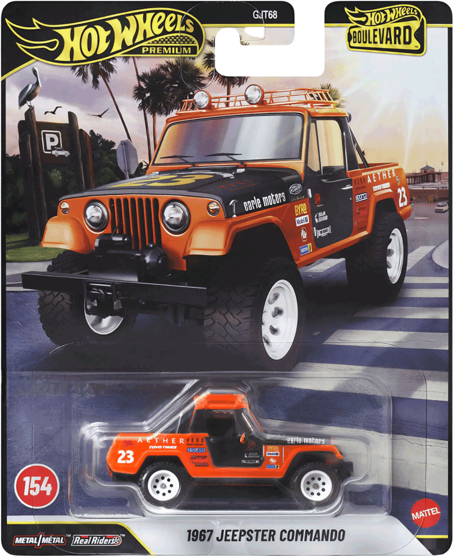 Hot Wheels Boulevard #154 1967 Jeepster Commando | 1:64