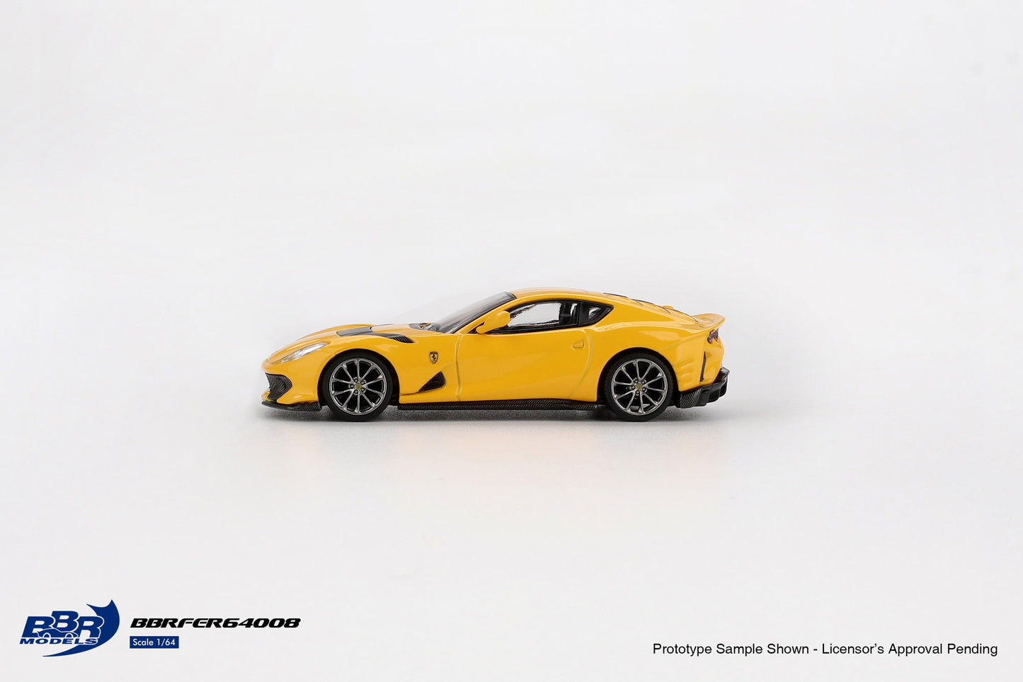 BBR Models - Mini GT: Ferrari 812 Competitizone, gelb | 1:64