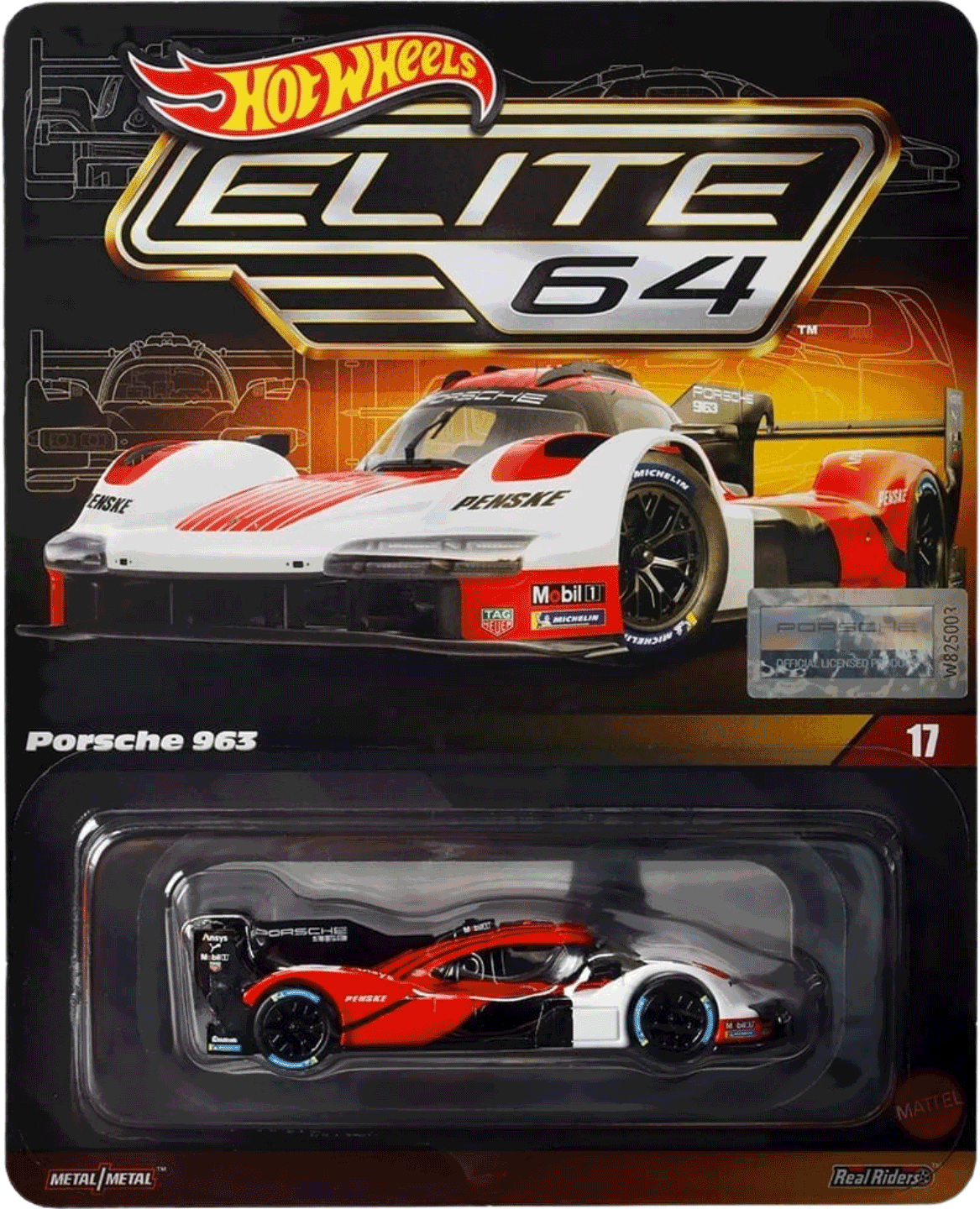 Hot Wheels 2025 RLC Exclusive Elite 64 Porsche 963 | 1:64