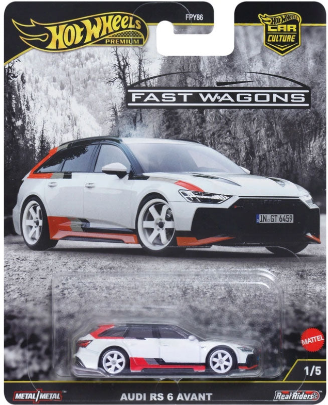 Hot Wheels 2025 Premium Car Culture Fast Wagons Set | 1:64