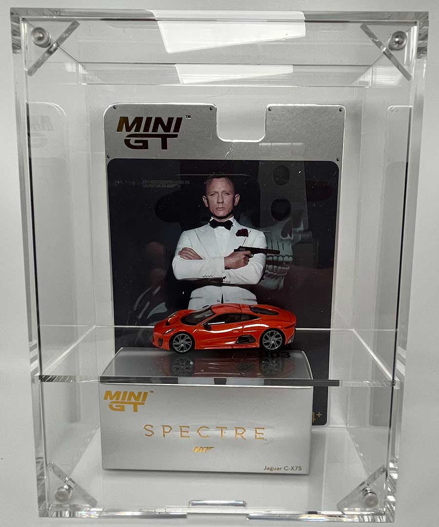 Acryl Case 1:64 Hot Wheels Premium, Mini GT Display Case mit Einsatz Mijo Exclusives