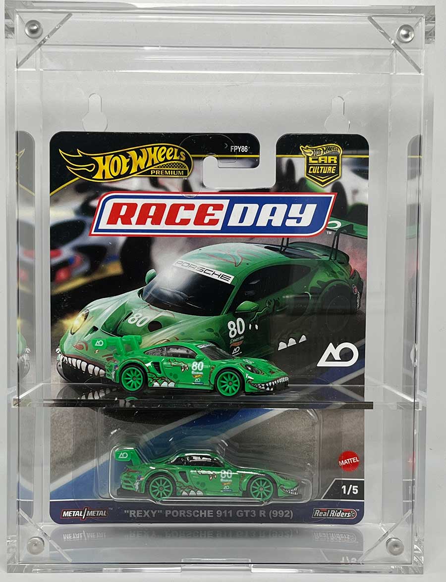 Acryl Case 1:64 Hot Wheels Premium, Mini GT Display Case mit Einsatz Mijo Exclusives