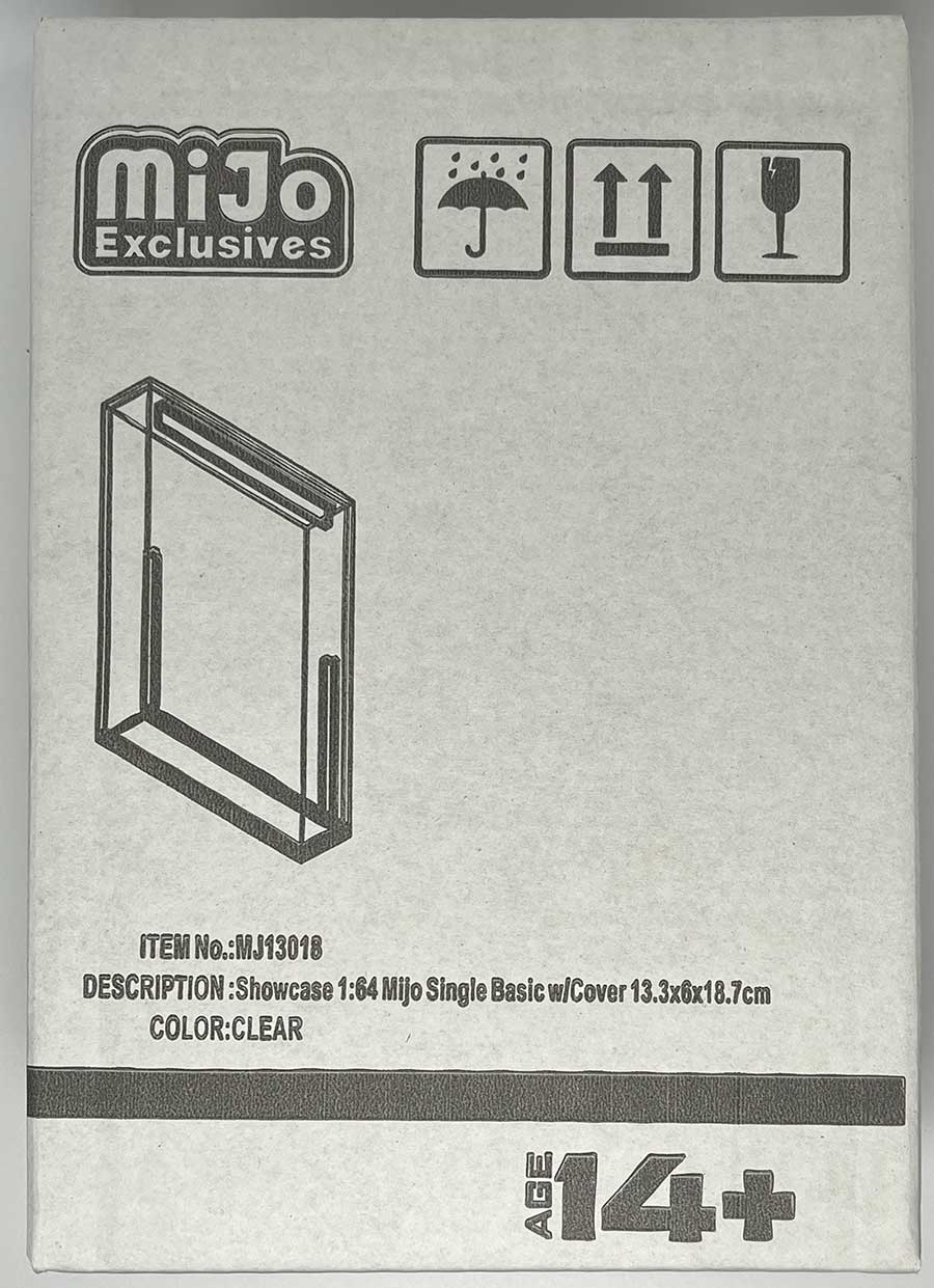 Acryl Case 1:64 Hot Wheels RLC, Longcard, Silver Series Display Case Mijo Exclusives