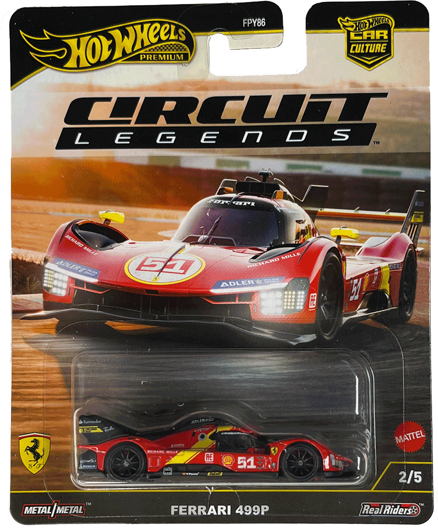 Hot Wheels Circuit Legends 2025 Ferrari 499P | 1:64