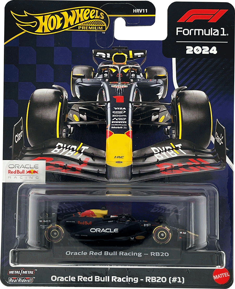 Hot Wheels Premium F1 2024 Max Verstappen Oracle Red Bull Racing - RB20 #1 | 1:64