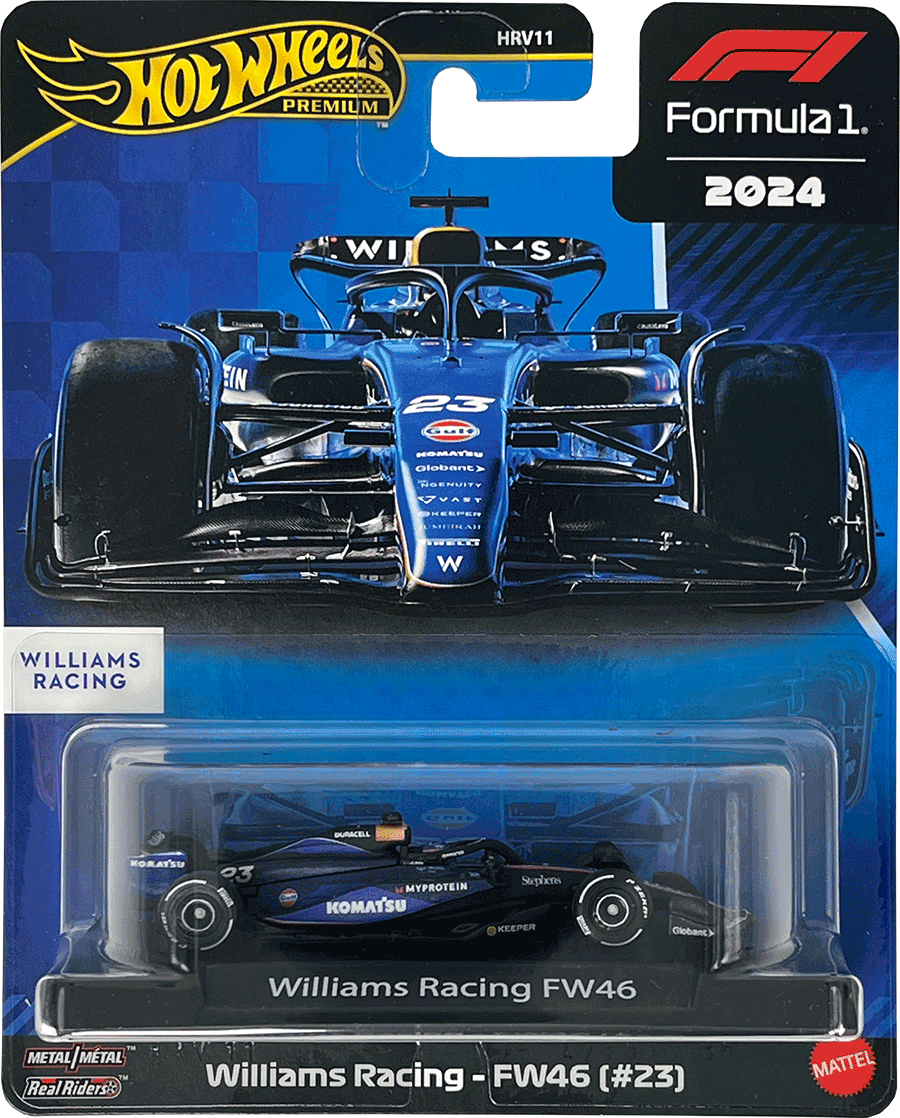 Hot Wheels Premium F1 2024 Alexander Albon Williams Racing - FW46 #23 | 1:64