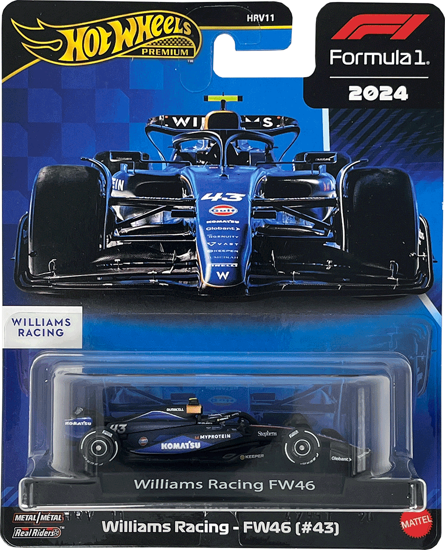 Hot Wheels Premium F1 2024 Franco Colapinto Williams Racing - FW46 #43 | 1:64