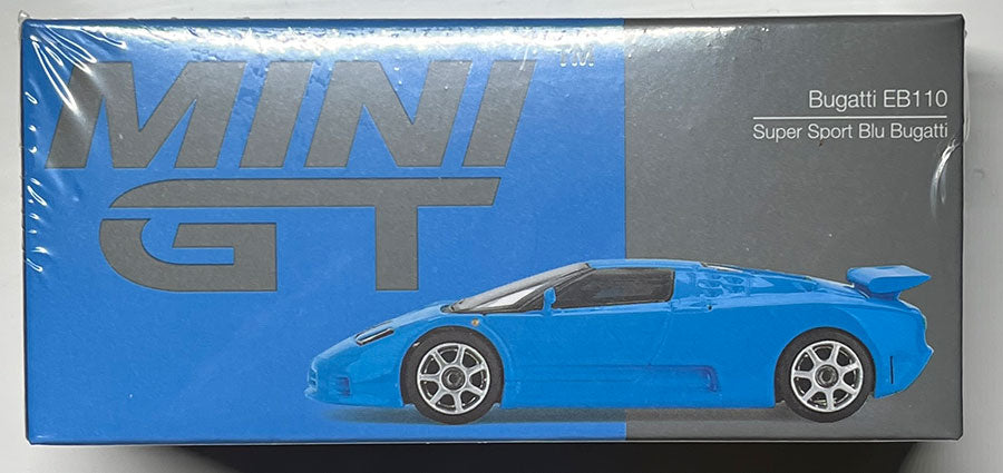 Mini GT #890 - 1995 Bugatti EB110 Super Sport blau | 1:64