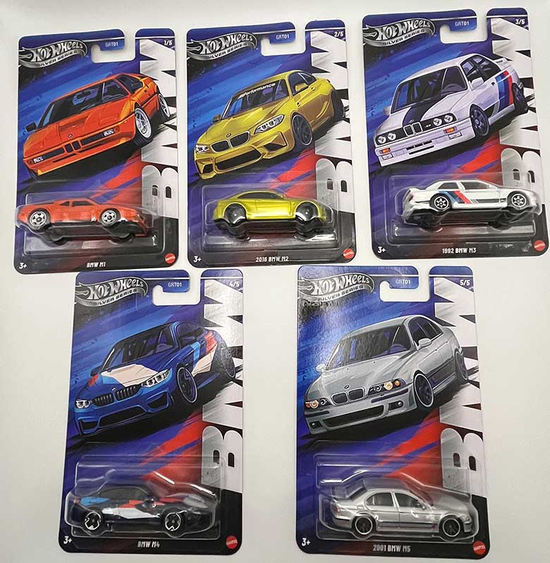 Hot Wheels 2025 BMW M-Series Set | 1:64
