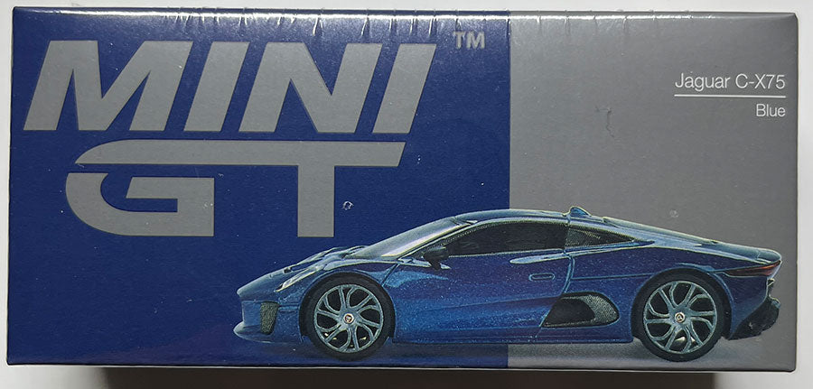Mini GT #884 - 2024 Jaguar C X75 blau | 1:64