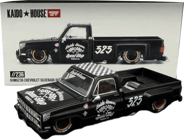 Kaido House - Mini GT: Chevrolet Silverado Dually Hot Rod V1 (KHMG236) | 1:64