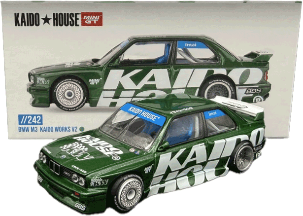 Kaido House - Mini GT: BMW M3 Kaido Works® V2 (KHMG242) inkl. CHANCE auf CHASE! | 1:64