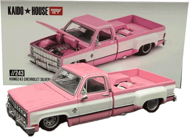 Kaido House - Mini GT: Chevrolet Silverado Dually Vintage Spec V2 (KHMG243) | 1:64