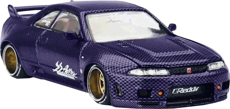Kaido House - Mini GT: Nissan Skyline GT-R (R33) Active Carbon R V2, midnight purple (KHMG163) inkl. CHANCE auf CHASE | 1:64
