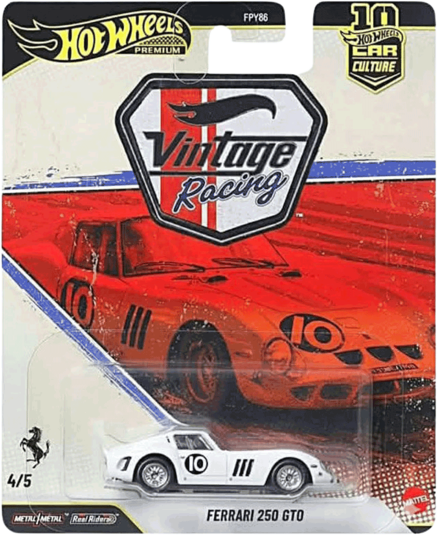 Hot Wheels 2026 Vintage Racing Ferrari 250 GTO | 1:64