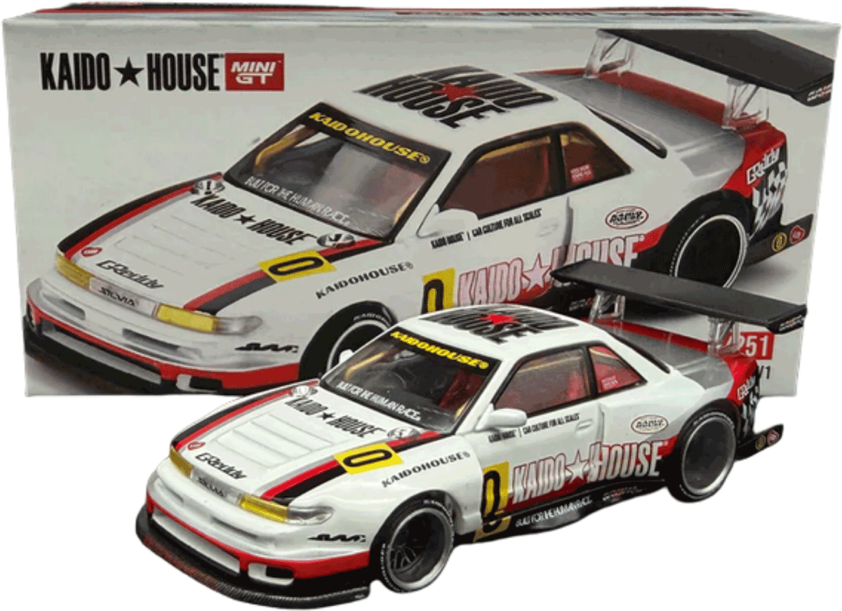 Kaido House - Mini GT: Nissan Silvia S13-R Circuit Spec V1 (KHMG251) | 1:64
