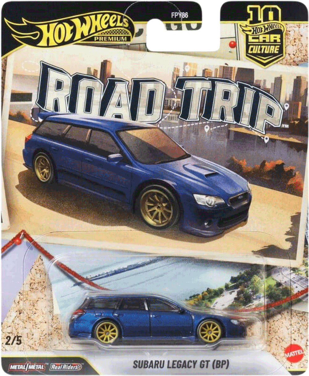 Hot Wheels 2026 Road Trip Subaru Legacy GT (BP) | 1:64