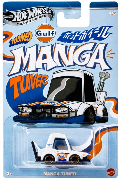 Hot Wheels 2025 Noppo Gulf Racing Tonned 4/5 Manga Tuner | 1:64