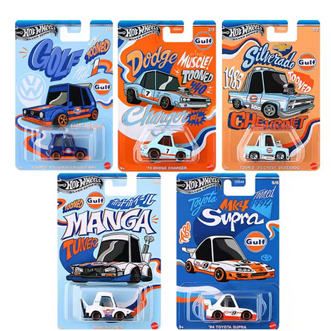 Hot Wheels 2025 Noppo Gulf Racing Tooned Set | 1:64